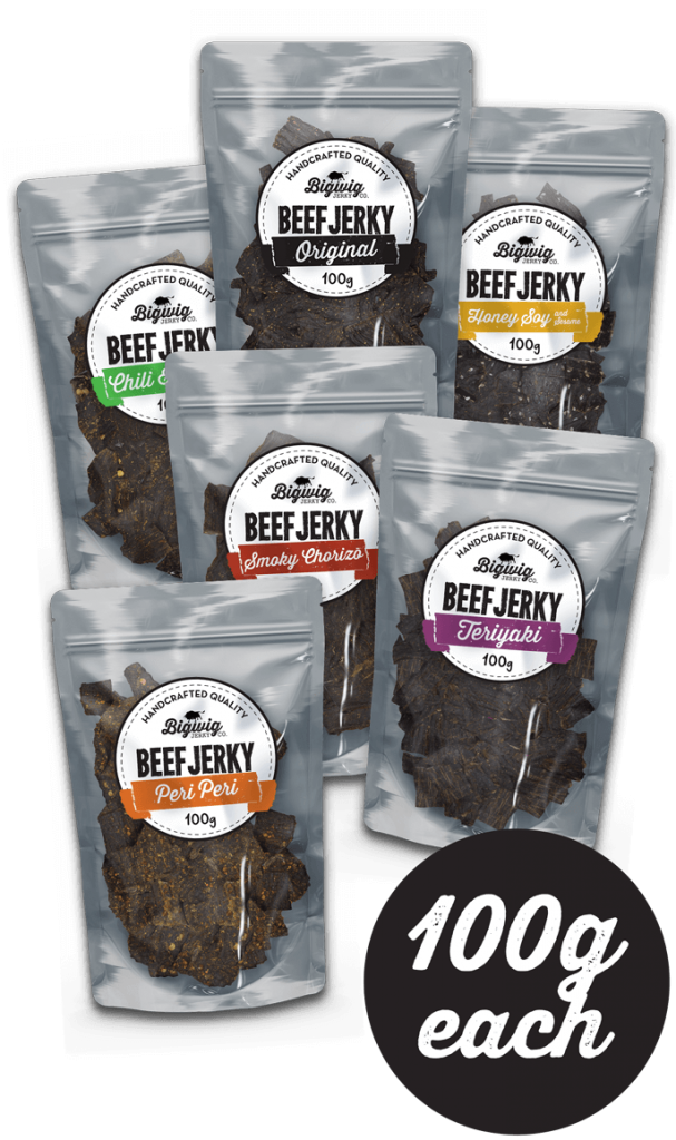 Jerky 100g Variety Bundle - Save $30 | Bigwig Jerky Co.