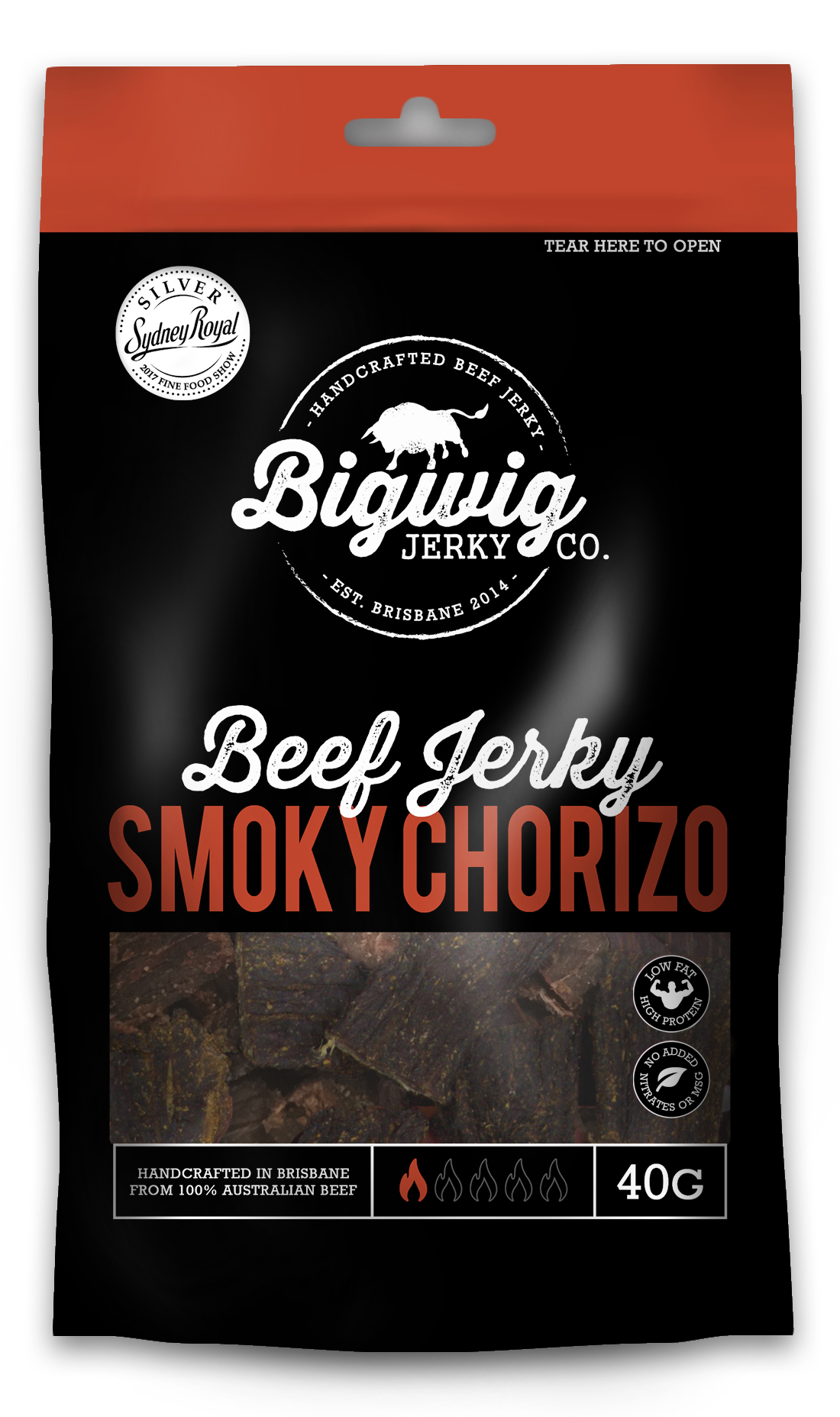 Smoky Chorizo Beef Jerky